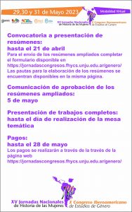 Flyer datos envíos de resumenes