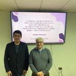 Mg. Carlos Troncoso junto a su Director de Tesis Mg. Jaime Garrido
